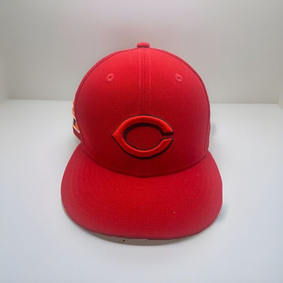 Reds Spring Training New Era 5950 Hat MLB Players On Field Fitted Cap 6 7/8 - Picture 1 of 7